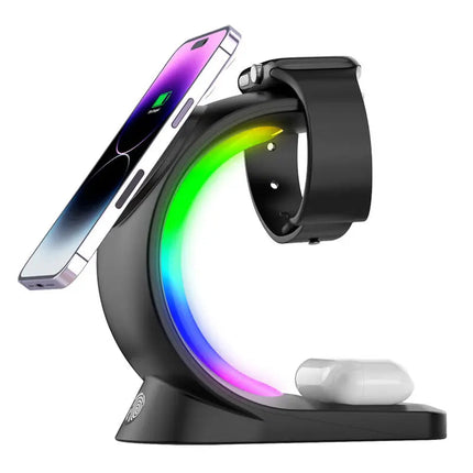 4 In 1 Light Charging Magnetic Wireless Charging Station