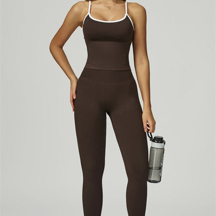 The Prime Line Crop Top Leggings 2-Piece Set