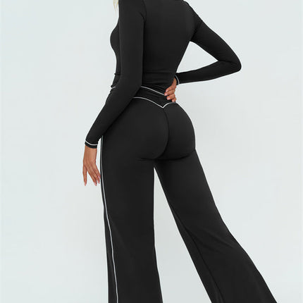 The Amara Long Sleeve T-shirt Flared Leggings 2-Piece Set