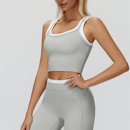The Canyon Crop Tank Flared Leggings 2-Piece Set