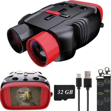 Kids Toys Night Vision Goggles for Kids Ages 5 and Up Gifts for Kids 32GB Card 5X Zoom Kids Camera Night Vision Binoculars for Kids for Kids