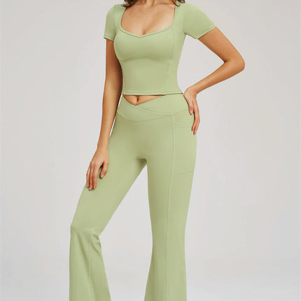 The Sizzle T-shirt Flared Leggings 2-Piece Set