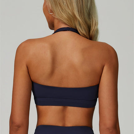 The Bold Halter Sports Bra Flared Leggings 2-Piece Set
