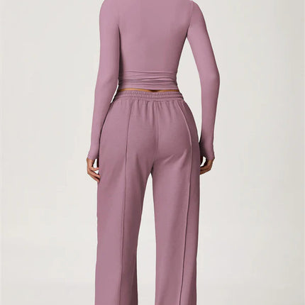 The Motion Crop Top Sweatpants 2-Piece Set