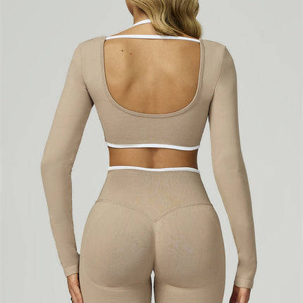 The Prime Line Long Sleeve Crop Top