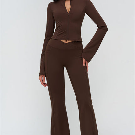 The BoldFit Jacket Flared Leggings 2-Piece Set