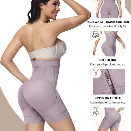 Women's Butt Lifting Shapewear Shorts - Tummy Control Compression Underwear