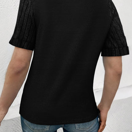 Women's Casual Short Sleeve T-Shirt Loose Fit Summer Top
