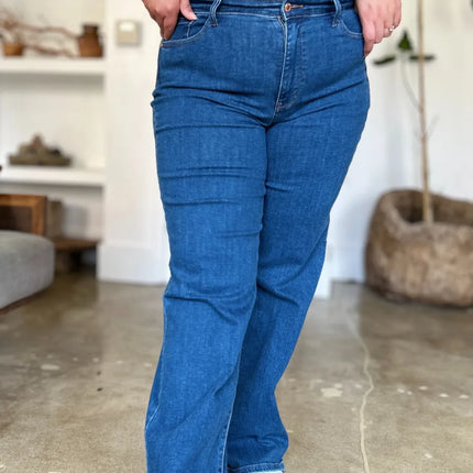 Judy Blue Full Size High Rise Straight Women Jeans