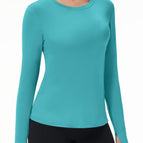 X-Large / Thumb Hole: Underwater Blue