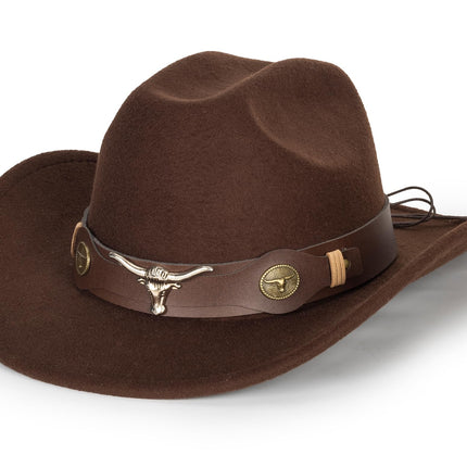 Women's Western Rhinestone Cowboy Hat - Bling Diamond Band Rodeo Fedora