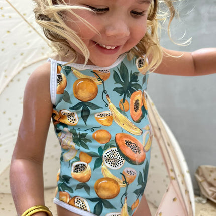 Millie One Piece Kids Swimsuit - Papaya