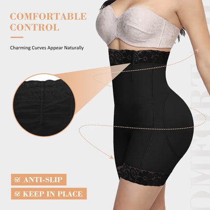 Women's Butt Lifting Shapewear Shorts - Tummy Control Compression Underwear