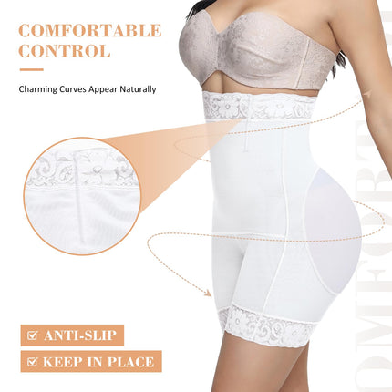 Women's Butt Lifting Shapewear Shorts - Tummy Control Compression Underwear