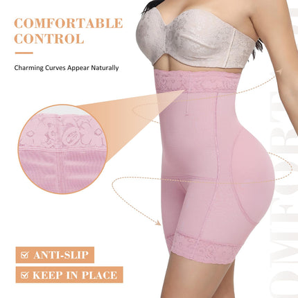 Women's Butt Lifting Shapewear Shorts - Tummy Control Compression Underwear