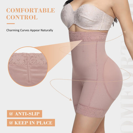 Women's Butt Lifting Shapewear Shorts - Tummy Control Compression Underwear