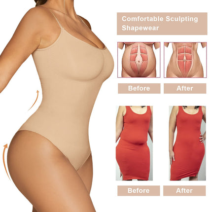 Women's Shapewear Bodysuit Tummy Control Seamless Body Shaper