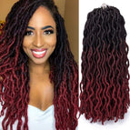 1B Burgundy Color / 18inches / 6Packs