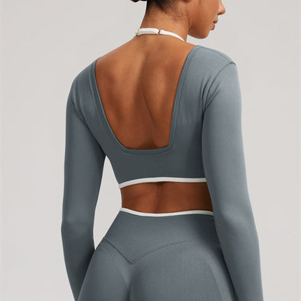 The Elevate Long Sleeve Crop top