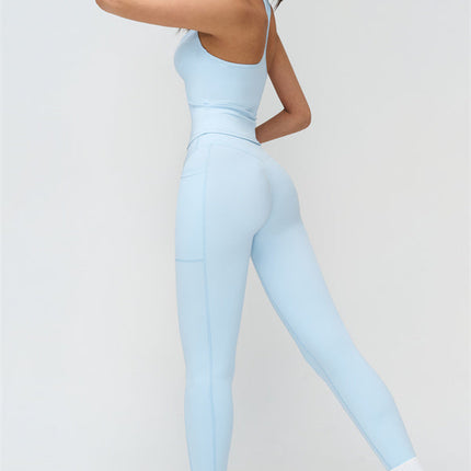 The BoldFit Crop Top Leggings 2-Piece Set