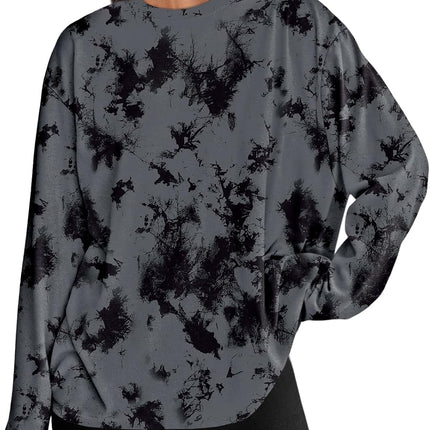 Women's Oversized Long Sleeve T-Shirt Casual Crewneck Basic Tee