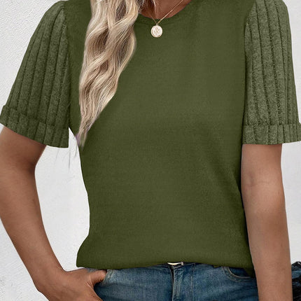 Women's Casual Short Sleeve T-Shirt Loose Fit Summer Top