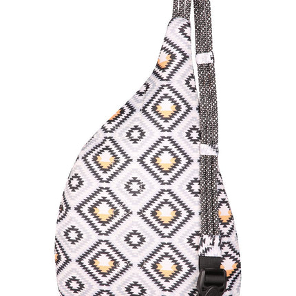 Mini Rope Sling Pack Adjustable Crossbody Bag for Women