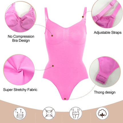 Women's Shapewear Bodysuit Tummy Control Seamless Body Shaper