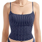 Large / Blue Polka Dots