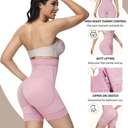 Women's Butt Lifting Shapewear Shorts - Tummy Control Compression Underwear