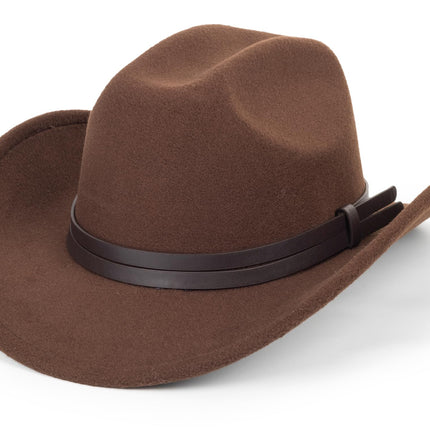 Women's Western Rhinestone Cowboy Hat - Bling Diamond Band Rodeo Fedora