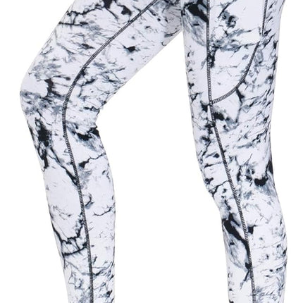 Women's High Waisted Yoga Leggings with Pockets - Thick Tummy Control Workout Pants