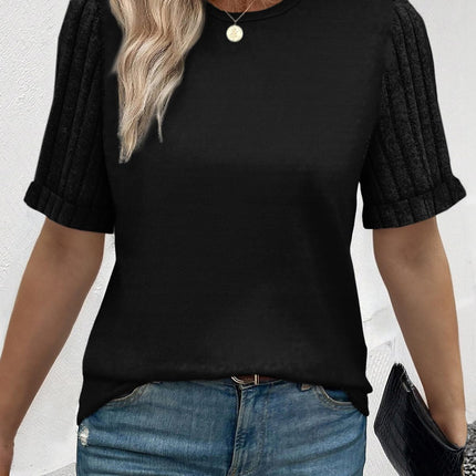 Women's Casual Short Sleeve T-Shirt Loose Fit Summer Top