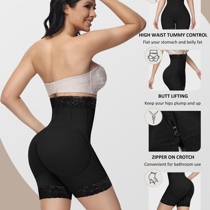 Women's Butt Lifting Shapewear Shorts - Tummy Control Compression Underwear