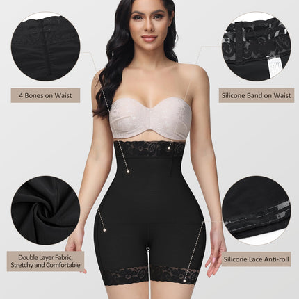 Women's Butt Lifting Shapewear Shorts - Tummy Control Compression Underwear
