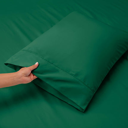 King Size Deep Pocket Sheet Set 6 Piece - Extra Deep Fitted Sheets 18-24 Inch Microfiber Linen