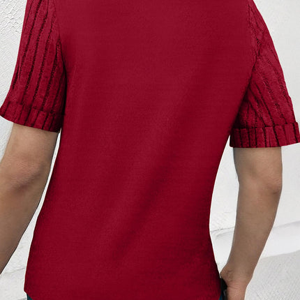 Women's Casual Short Sleeve T-Shirt Loose Fit Summer Top