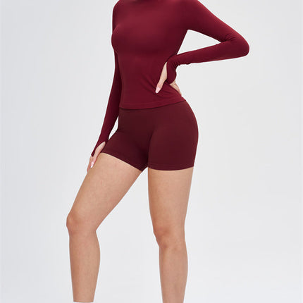 The Whim Long Sleeve T-shirt Shorts 2-Piece Set