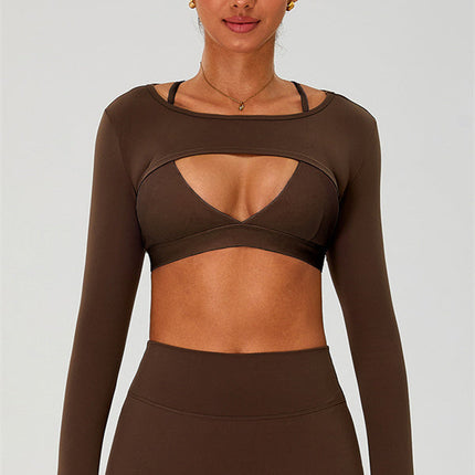 The Ember Sports Bra Crop Top Leggings 3-Piece Set