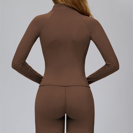 The FlexCore Pure Zip Jacket Flared Leggings 2-Piece Set