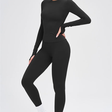 The Whim Long Sleeve T-shirt Leggings 2-Piece Set