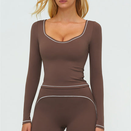 The Amara Long Sleeve T-shirt Flared Leggings 2-Piece Set