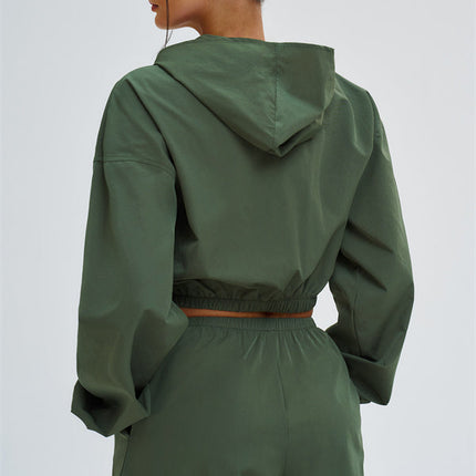 The Svelte UV protection Crop Hoodie