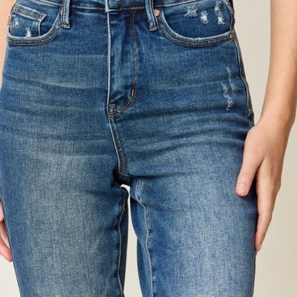 Judy Blue Full Size Tummy Control High Waist Slim Women Jeans