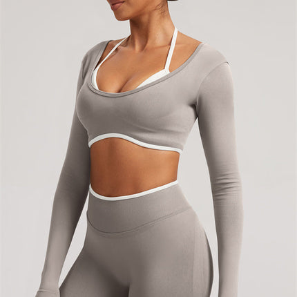 The Elevate New Long Sleeve Crop top