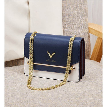 Fashion Texture Shoulder Bag Deer Head Crossbody