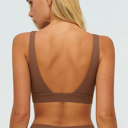 The Lushness V-Back Sports Bra Shorts 2-Piece Set