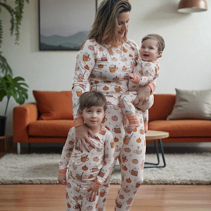 Pumpkin Spice (Convertible Zip Footies)