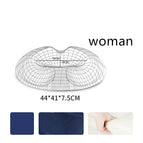 Navy Blue / Grid / Woman
