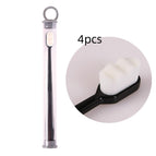 4pcs Wavy black white